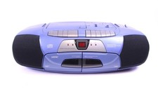 Lifetec LT7987 Stereo CD Radio Kassetten Recorder Ghettoblaster Boombox Blau