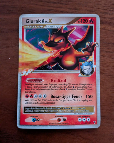 Pokémon tcg glurak - pokémon, holo