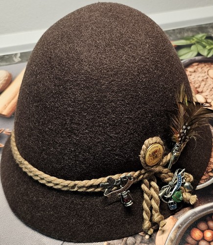 Trachtenhut braun loden - braun,