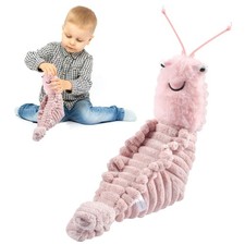 Kuscheltier Shrimp Garnelen Plüschtier Puppe Plüsch Geschenk, Rosa, 22cm 
