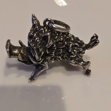 Anhänger 800 REU Silber Wildschwein Jagd-Anhänger Trachtenschmuck Charivari