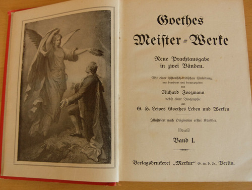 Goethes werke jugendstil - goethes,