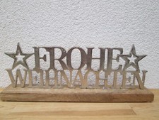 Aufsteller Schriftzug, Frohe