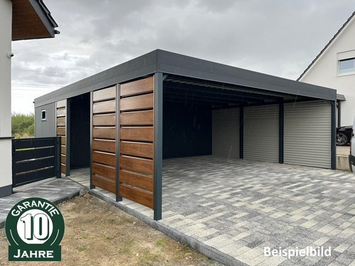 Single doppel carport - single, /