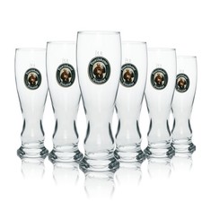 6x Franziskaner Weißbier Glas