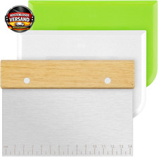 Edelstahl Teigschaber Set