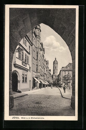 Jena ansichtskarte blick - jena,, ansichtskarte,