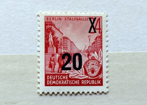 Ddr 1954 berlin - 1954, stalinallee