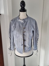 Sportive kurze Damen-Jacke Gr. S von Elisa Cavaletti, hellblau