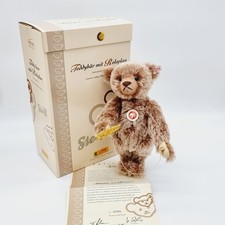 Steiff 653452 Teddybär mit Roloplan limitiert 2000 aus 2005 30 cm Mohair