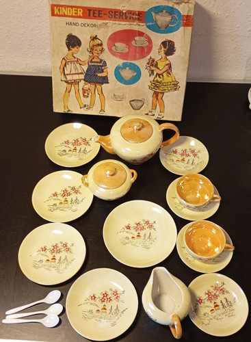 Vintage keramik kinderservice - vintage,