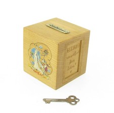 Holz Spardose 7 cm ALLIANZ