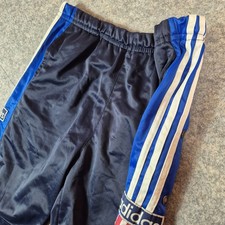 Adidas Adibreak Vintage Shorts Kurze Hose Marineblau Weiß Trefoil Retro 90s