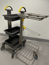 Edelstahl putzwagen - edelstahl,