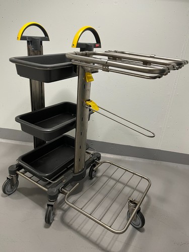 Edelstahl putzwagen - edelstahl,