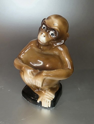 Porzellanfigur affe carl - affe,