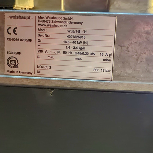 Weishaupt ölbrenner wl5 h - weishaupt, wl5/1-b