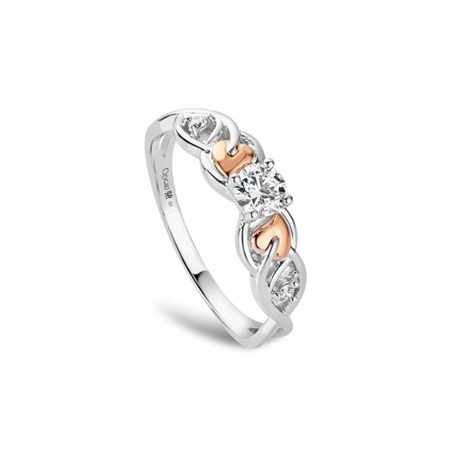 Clogau weiß rotgold - kt, weiß-