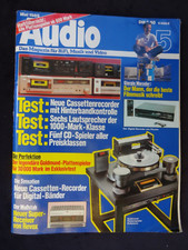 AUDIO 5/85,GOLDMUND REFERENCE,REVOX B 285,CANTON CT 1000,INFINITY RS 6 B,KEF 104