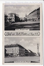 MÄHREN , GRUSS AUS ZNAIM , HOTEL DEUTSCHES  HAUS , ZNOJMO , 1943  Q