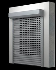 ALU-Rollgitter Türversion