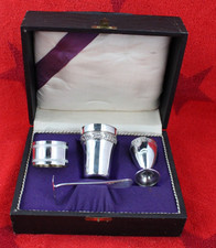 Taufgeschenk versilbert –