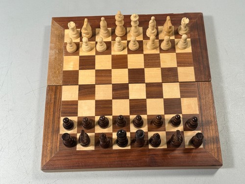Holz schachspiel klappbar - holz,