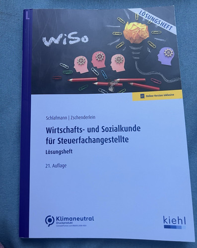 Kiehl lösungsheft wiso - lösungsheft,