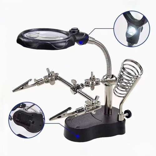 Dritte hand lupe led löthilfe - dritte,