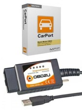 Für viele Fahrzeuge E327 USB OBD 2 Diagnose-Interface DEUTSCHE SOFTWARE Carport