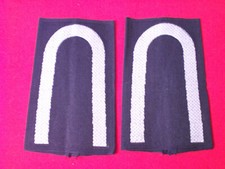 BW Bundeswehr Schulterklappen Unteroffizier (weiß/blau) Tarnjacke (#10), NW