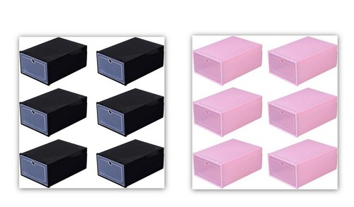 Schuhbox schuhkarton stapelbar - schuhbox,