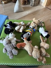9 kleine Plüschtiere ( Schlüsselanhänger)