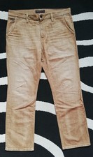 Alberto modern fit, Herren Jeans, Gr. W38/L32 mit Maßangabe, braun, gebraucht