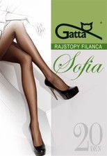 5er Pack: Gatta "Sofia 20" Strumpfhose schwarz / beige Gr. S - M - L - XL - XXL