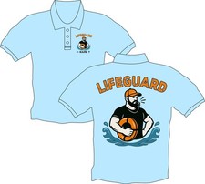 Poloshirt Polo Shirt Bademeister Aufsicht Lifeguard Schwimmbad Schwimmhalle 49