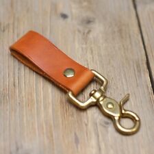 Karabinerhaken Messing Koppelhaken echt Leder 2,5 mm  Handmade / Made in DE