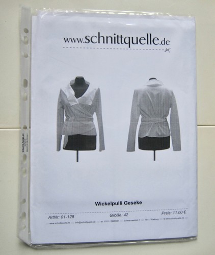 Schnittquelle wickelpulli - schnittquelle,
