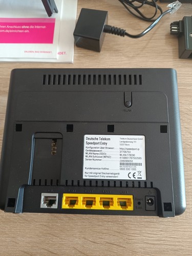 Telekom speedport entry - entry, dsl