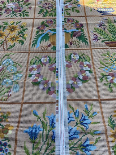 Knüpfteppich-Stramin