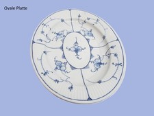 Rauenstein Porzellan Strohblume Ovale Platte  Alt