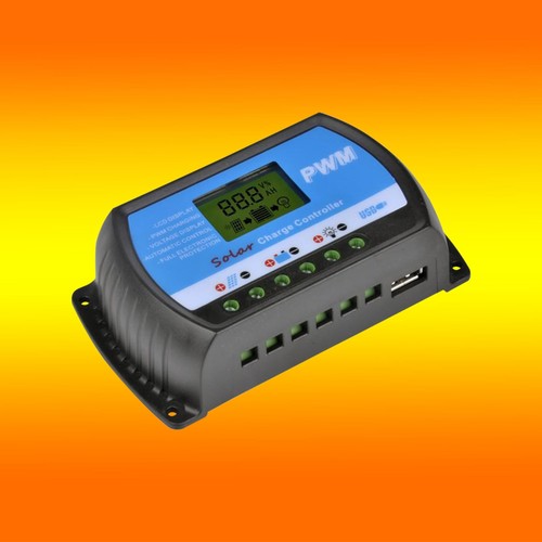 20a lcd solarladeregler - lcd,