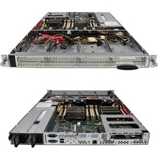 ZT Systems GEN4.2 XSTORE ATX Server 1U ohne CPU ohne RAM 2x Kühler 4xHDD 2,5/3,5