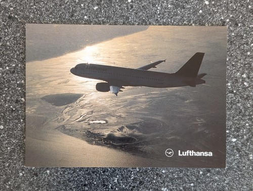 Postkarte lufthansa airbus - lufthansa,
