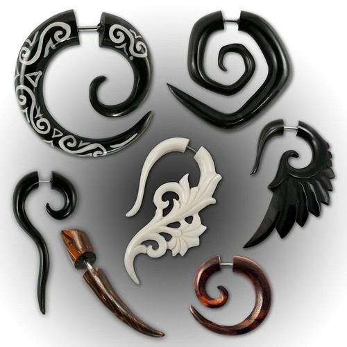 Fake piercing spirale ohrringe - fake,