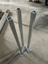 3 Gartenpfosten Balkonpfosten Zaunpfahl Zaunpfosten verzinkt