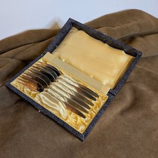 Vintage Kuchengabeln Set "Smalcalda Rostfrei" DDR 6er-Set Gabeln inkl. Koffer