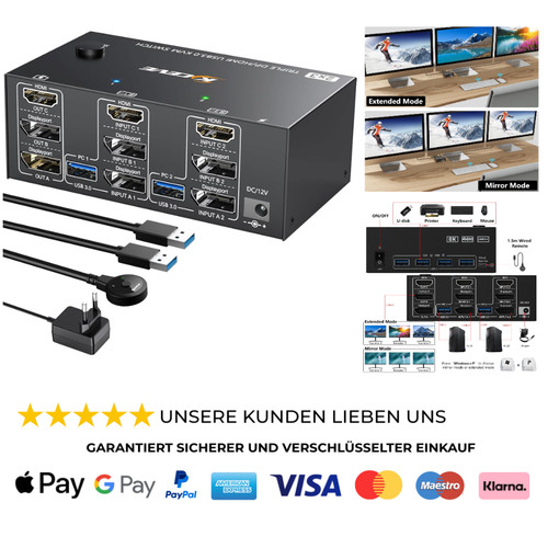 Kvm switch monitore dp - kvm,