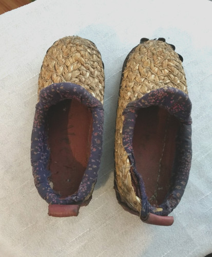 Original alte strohschuhe - original,