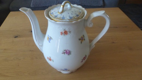 Porzellan tee kaffeekanne mit - porzellan,